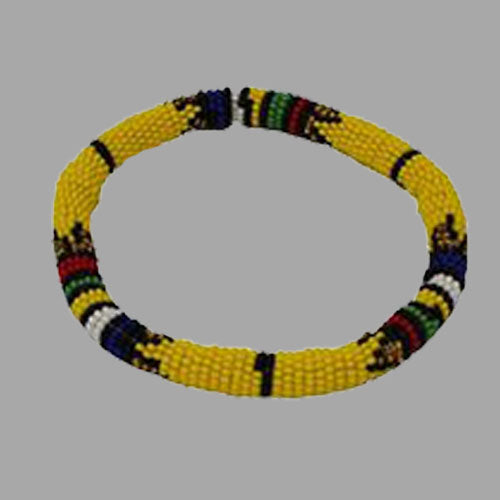 Africa Bracelet Beaded Jewelry Red Yellow Green Gold Handmade The